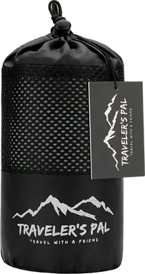 Produktbild von Spací pytel Traveler's Pal hut ze 100% Duraweave - spací pytel - cestovní spací pytel letní spací pytel prodyšný a šetrný k pokožce - stříbrnošedý