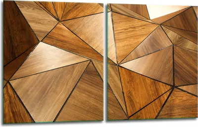 Produktbild von Herdabdeckplatten 2x40x52 Glaskeramikkochfeld 2-Teilig Glas Spritzschutz Holz