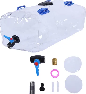 Produktbild von Wasserspeicherblase PVC 30 Gallonen tragbarer Wassertank Transparenter faltbarer Wasserbeutelbehälter für Notfälle und Camping