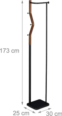 Produktbild von Famanu Garderobenständer stabil - 25 x 30 x 173 cm