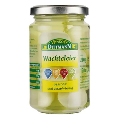 Productafbeelding van Dittmann: Gekookte kwartel eieren, gepeld