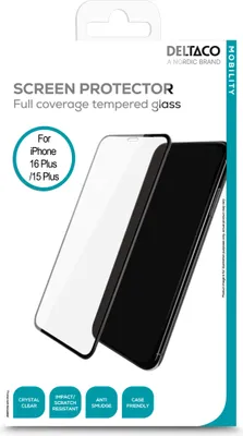 Produktbild von Displayschutz, iPhone 15 Plus/16 Plus, vollständige Abdeckung