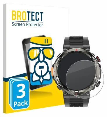 Produktbild von 3x BROTECT Schutzglas für Iowodo W50 Pro 1.45" Schutzfolie Panzer Folie Glas Display Schutz klar