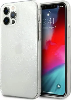 Image de Guess Guhcp12M3D4Gtr Iphone 12/12 Pro6,1 Transparent Hardcase 4G 3D Pattern Collection