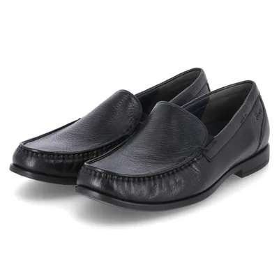 Zdjęcie produktu dla Sioux męskie buty wsuwane / mokasyny EDVIGO-182 czarna skóra jeleniaRozmiar:11