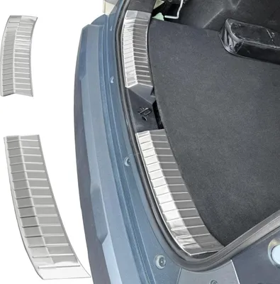 Image de Protection de seuil de chargement en acier inoxydable, finition mate à l'intérieur, compatible avec la Dacia Duster III | Années de construction à partir de 2024>