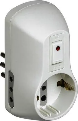 Produktbild von bticino S3610DB Netzstecker-Adapter