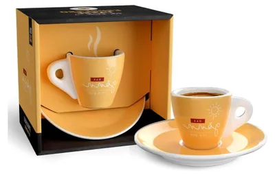 Produktbild von Espresso-Tasse mit Unterteller Das gönn ich mir