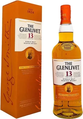 Produktbild von Glenlivet 13 First Fill American Oak + Box 700ml 40% Vol.