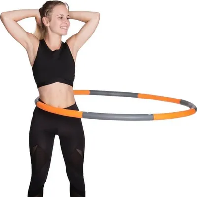 Produktbild von Hoopomania Weight Hoop Schaumstoff Hula Hoop, 1.5 kg Orange