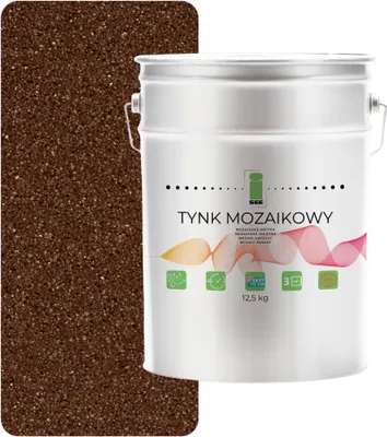 Obrázek produktu pro Hnědá mozaiková omítka z umělé pryskyřice, třída 1, 12,5 kg, mrazuvzdorná