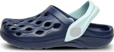 Produktbild von Ladeheid Clogs Kinder Schuhe für Mädchen und Jungen leichte Gartenclogs Gartenschuhe Kinder LA-CA-14 (Marineblau, 25/26 EU)