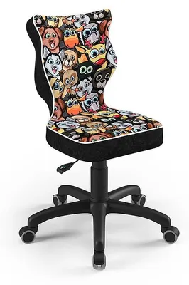 Produktbild von Kinder-Wachstumsstuhl Ergonomischer Schreibtischstuhl Für Körpergrösse 133-159 Cm, Petit Schwarz Storia 28