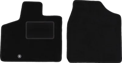 Produktbild von Velours-Fußmatten Vorne passend für Volkswagen Routan (Minivan, Bj. 2008-2016) –  schwarz, passgenau, mit Befestigungen set 2 Stk. - STANDARD