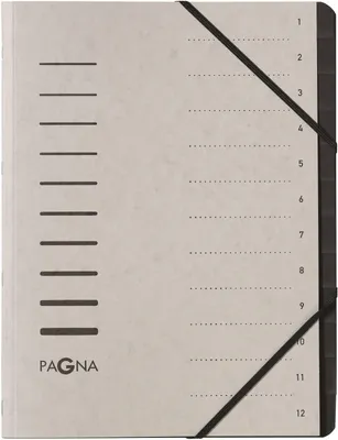 Immagine prodotto di Cartella PAGNA "Sorting File", 12 cartelle, grigio chiaro