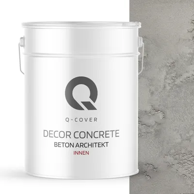 Produktbild von Beton Architekt 15 Kg 10 m2 Grau  15 kg | Dekorativerputz | Kellepnputz | Gebrauchsfertige | Betonmasse Betonoptik Dekoratives Beton Innen