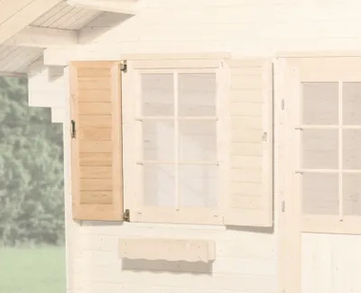 Produktbild von Fensterladen 1-seitig für Fenster B x T x H B 84 x H 113