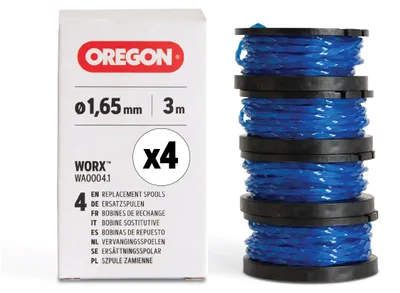 Zdjęcie produktu dla Oregon, szpula z żyką do kosiarki Worx, zestaw 4 sztuki
