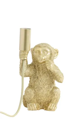 Produktbild von Light & Living - Tischlampe MONKEY - 13x12,5x23,5cm - Gold