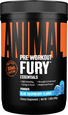 Produktbild von Universal Nutrition Animal Fury (30 serv) Blue Raspberry - Pre-Workout - Pre-Workout Booster