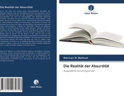 Produktbild von Die Realität der Absurdität