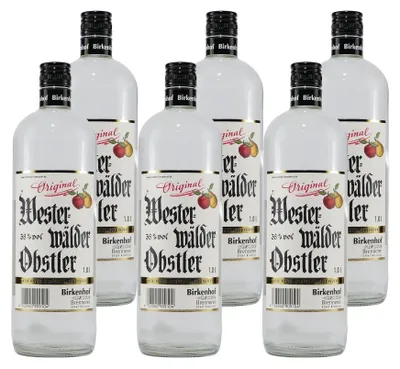 Produktbild von Birkenhof Westerwälder Obstler (6 x 1,0L)