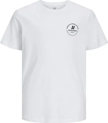 Obrázok produktu pre Jack & Jones Swift, tričko s krátkym rukávom, biela, veľkosť 8 rokov, chlapec, biela, 8 rokov