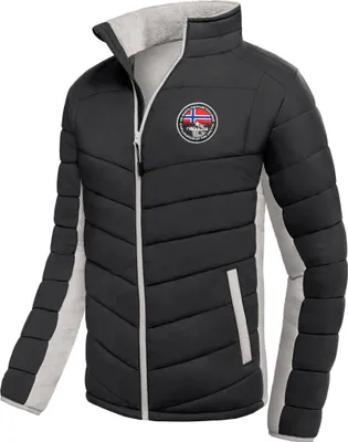 Imagen del producto de Chaqueta de invierno Nebulus GENIUS para hombre, chaqueta de exterior cálida, práctica y versátil, ideal para la transición y el invierno, modelo P5852, para hombre, color y gris, talla S