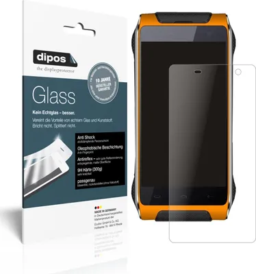 Zdjęcie produktu dla 2x folia ochronna do Homtom HT20 Pro matowa - folia antywstrząsowa 9H dipos Glass szkło plastikowe