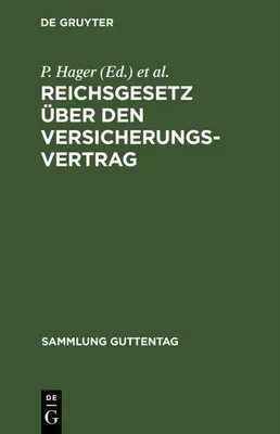 Produktbild von Reichsgesetz über den Versicherungsvertrag