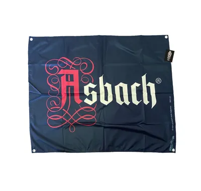 Produktbild von Asbach Banner Fahne Flagge Maße: 95 x 78 cm Material: Polyester inkl. Mixcompany Postkarte