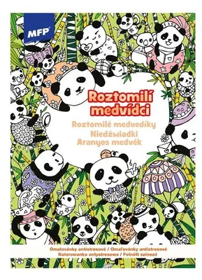 Obrázok produktu pre Kolorowanka antystresowa Niedźwiadki 210x290mm 32 strony