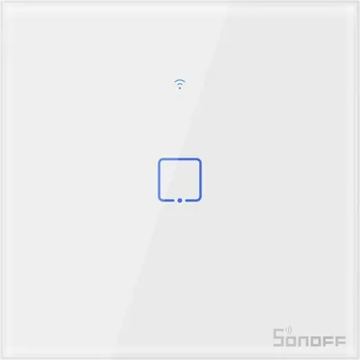 Produktbild von SONOFF T0EU1C WiFi Smart Wandschalter - 1 Taster