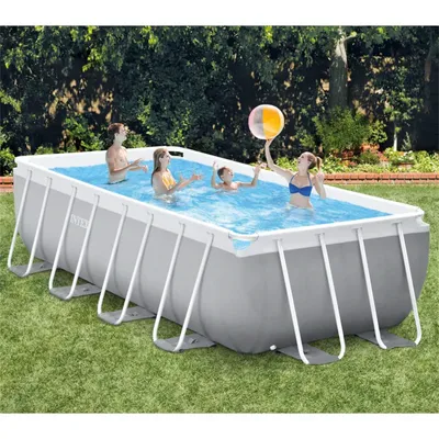 Produktbild von INTEX Prism Frame Swimmingpool-Set Rechteckig 488x244x107 cm 26792GN