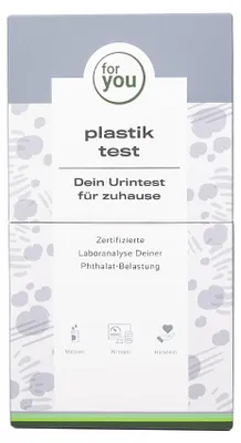 Produktbild von for you plastik test – Selbsttest für zuhause