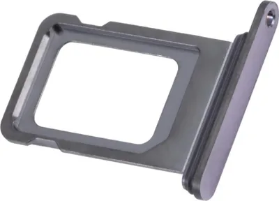 Produktbild von Simkartenhalter passend für Apple iPhone 14 Pro Max (A2894), Nano-SIM-Karten Slot, Originalersatz, Dunkellila