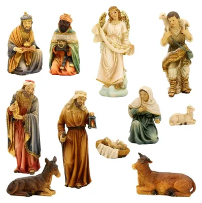 Produktbild von Orientalische Krippenfiguren aus Polyresin, 8 cm hoch
