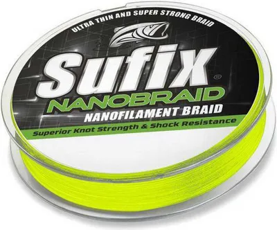 Produktbild von Sufix Nanobraid Geflochtene Schnur 100 M Gelb 0.060 mm Gelb 0.060 mm
