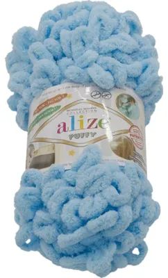 Produktbild von PUFFY-Garn - 100 g / 9 m - Blau