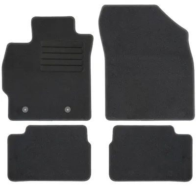 Produktbild von Fußmatten-Set für Toyota Auris 150, 01/2009-10/2012, 4-teilig, Schwarz