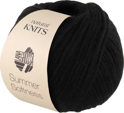 Produktbild von Lana Grossa - Summer Softness 0020 schwarz