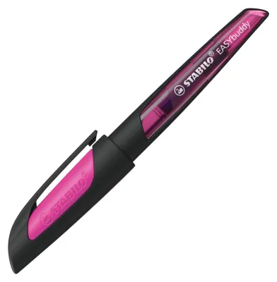 Zdjęcie produktu dla STABILO EASYbuddy, Czarny, Purpurowy, System napełniania nabojem, Niebieski, Praworęczny, 22 mm, 90 mm