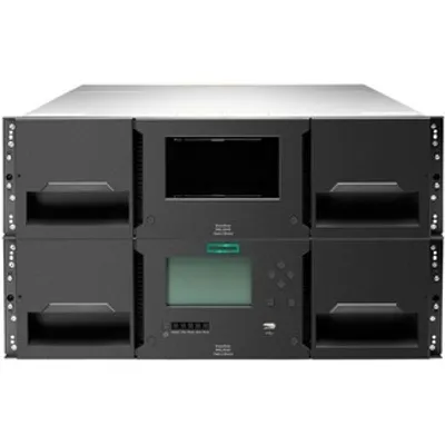 Produktbild von HPE StoreEver MSL3040, Speicher-Autoloader & Bibliothek, Bandkartusche, 3U, Fiberkanal, LTO-6, LTO-7, LTO-8, 256-bit AES
