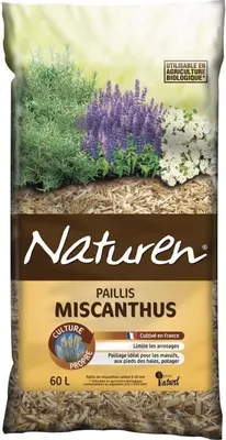 Produktbild von NATUREN Mulch aus Miscanthus, 60 Liter