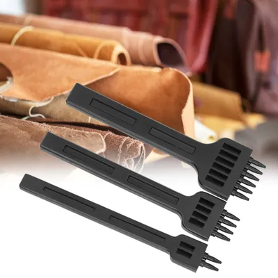 Obrázek produktu pro Dláto, nástroj na děrování kůže, nástroj na prošívání, kožený děrový punč, kožený nástroj