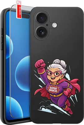 Imagen del producto de Funda para iPhone 17 con diseños coloridos + cristal protector 9H