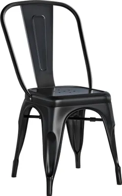 Produktbild von 2er-Set CALIFORNIA | Tolix Stuhl | Schwarz | Metall | Industrie Stuhl, Stuhl Industrial, Tolix Stühle