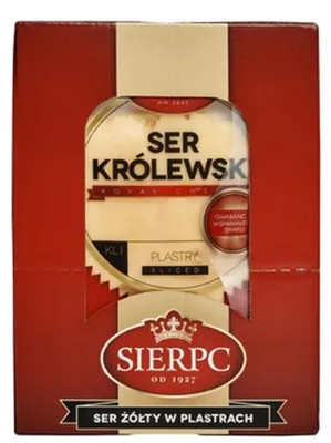 Obrázek produktu pro Královský Sierpc polotvrdý sýr 135 g