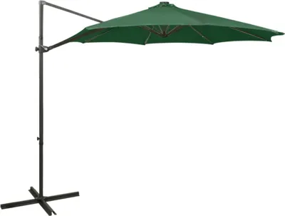 Produktbild von Ampelschirm mit LED-Beleuchtung 300 cm Grün