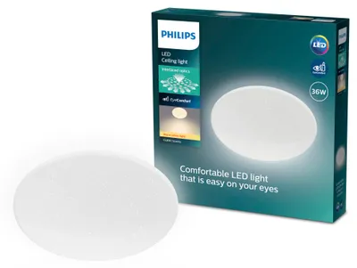 Zdjęcie produktu dla Philips Lampa sufitowa Moire 36 W, LED, IP20, Biały